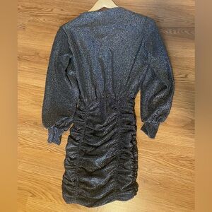 H&M Shimmering Black Mini Dress